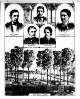 William T. Foster, Mrs. Mary E. Foster, Rosa I. Foster, Anna L. Foster, John C. Foster, Tippecanoe County 1878